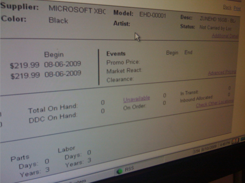 Illustration for article titled Zune HD Prices Leaked: 16GB for $220, 32GB for $290